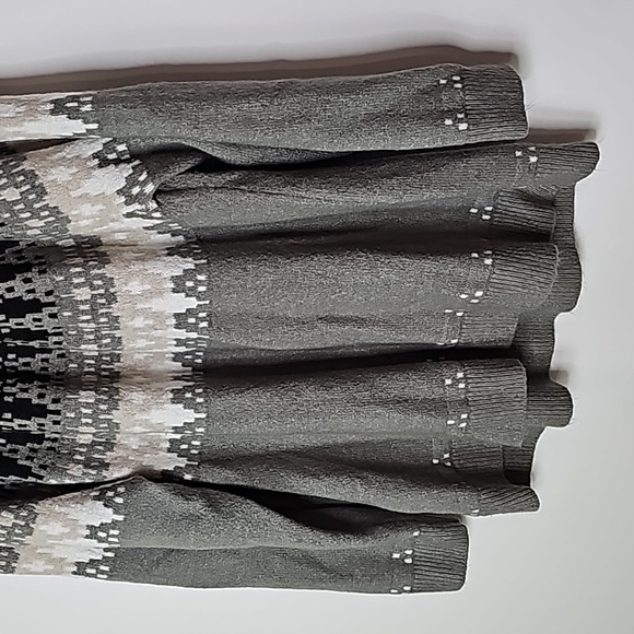 Warehouse One 3X black and gray crew neck sweater - Picture 3 of 6